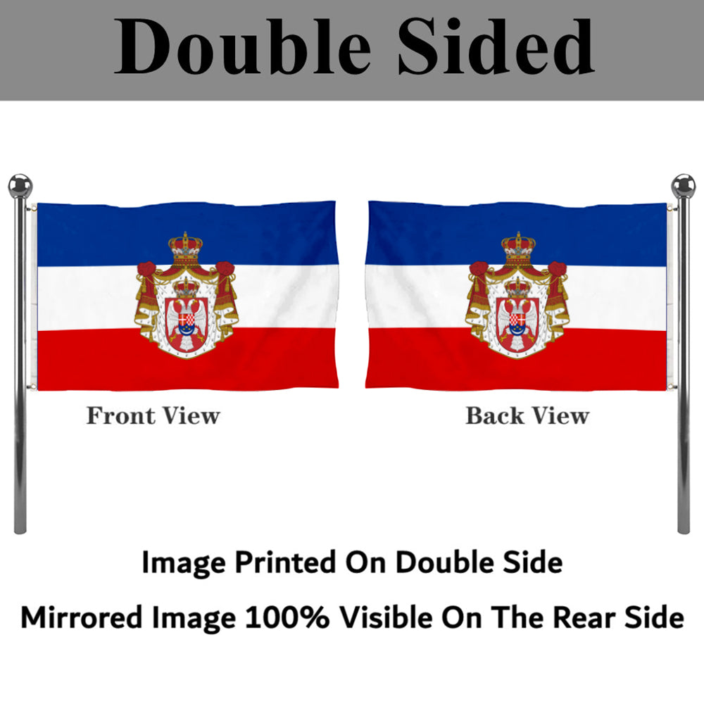 Fyon Kingdom of Yugoslavia 1918-41 Flag Indoor and outdoor banner