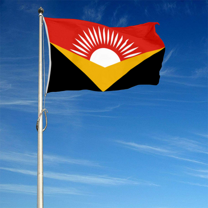 Fyon Kingman, Kansas flag Banner