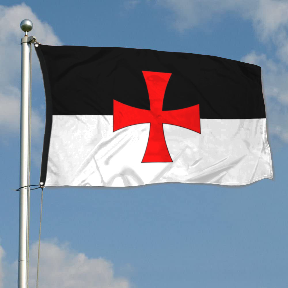 Fyon Knight Templar Flag Indoor and Outdoor Banner