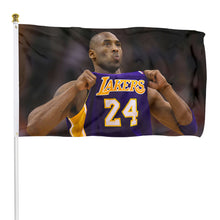 Fyon Kobe Bryant Lakers Flag Purple Indoor and outdoor banner