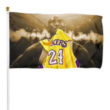 Fyon Kobe Bryant Lakers Flag Yellow Indoor and outdoor banner