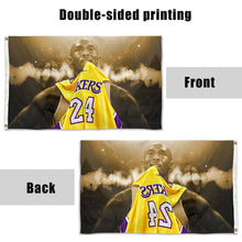 Fyon Kobe Bryant Lakers Flag Yellow Indoor and outdoor banner