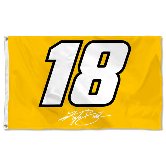Fyon Kyle Busch #18 Flag Banner