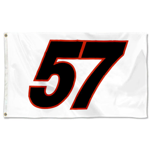 Fyon Kyle Larson #57 Flag Indoor and Outdoor Banner