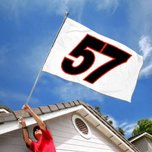 Fyon Kyle Larson #57 Flag Indoor and Outdoor Banner