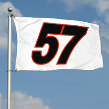 Fyon Kyle Larson #57 Flag Indoor and Outdoor Banner