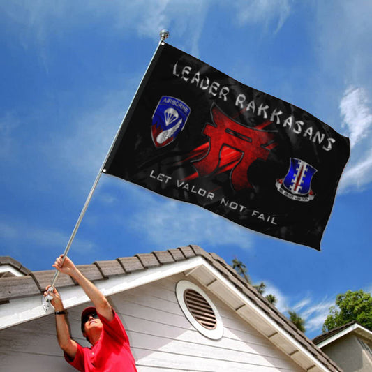 Fyon Leader Rakkasans Flag Indoor and outdoor banner