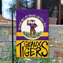 Fyon LSU House and Garden Flag Banner