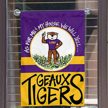 Fyon LSU House and Garden Flag Banner