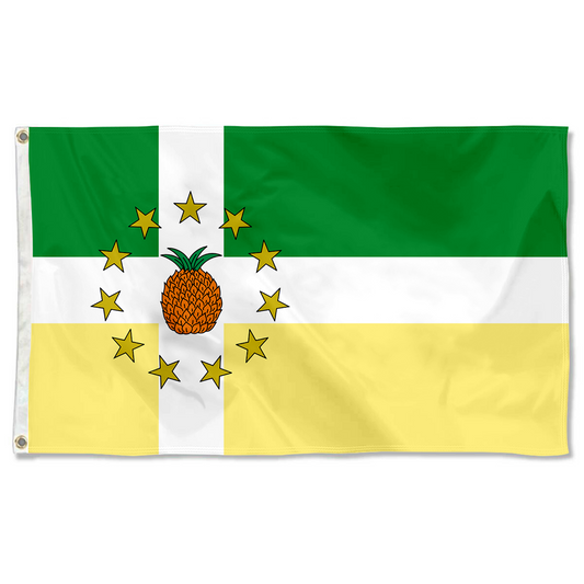 Fyon Lajas, Puerto Rico flag banner