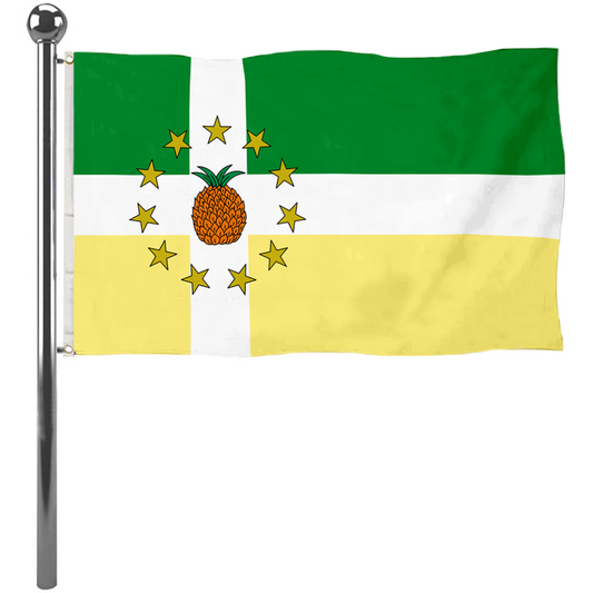 Fyon Lajas, Puerto Rico flag banner