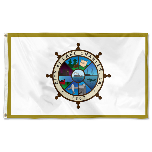 Fyon Lake Charles, Louisiana flag Banner