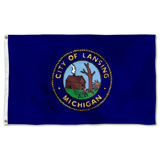 Fyon Lansing, Michigan flag(1969–1994) Banner