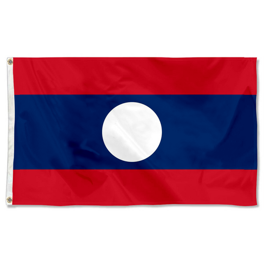 Fyon Lao People s Democratic Republic Flag Indoor and outdoor banner