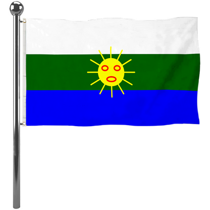 Fyon Las Piedras, Puerto Rico flag banner