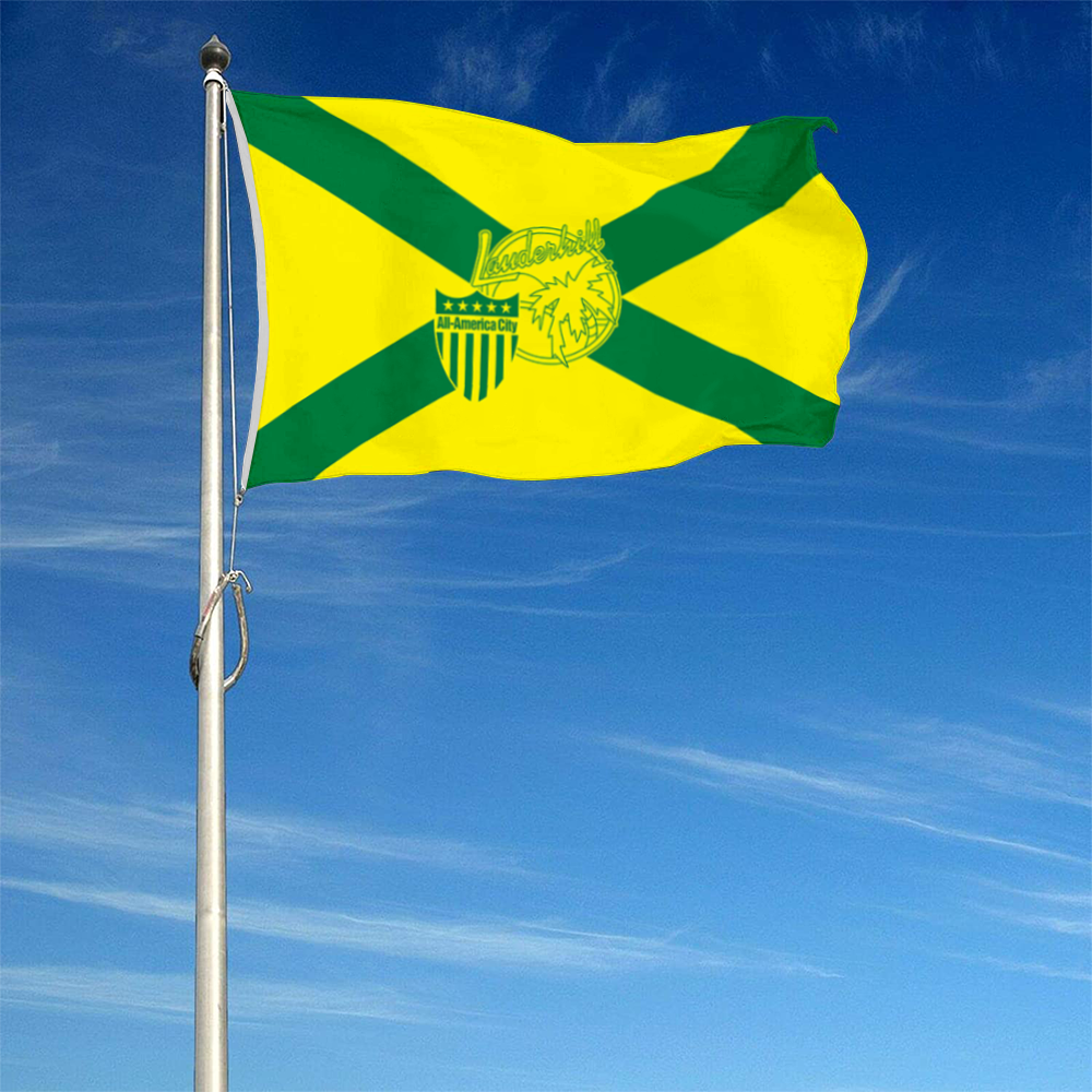 Fyon Lauderhill, Florida flag  Banner