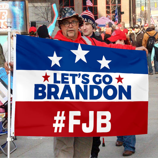 Fyon Let's Go Brandon FJB Flag Indoor and Outdoor Banner