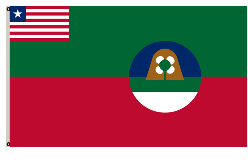 Fyon Liberian banner Margibi County flag
