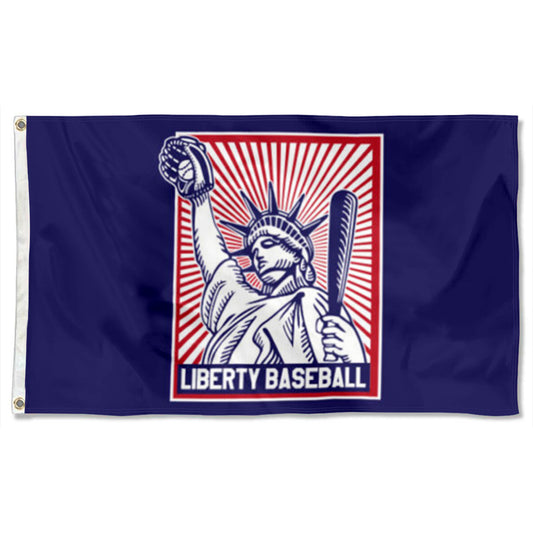 Fyon Liberty Baseball Flag Indoor and outdoor banner