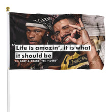 Fyon Life is amazin it is what should be Flag Indoor and outdoor banner