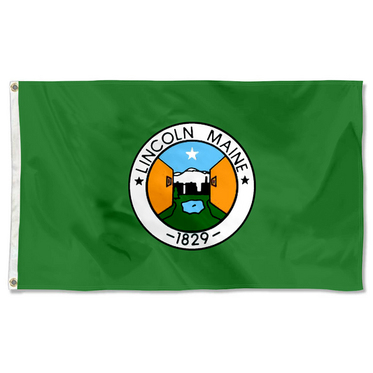 Fyon Lincoln, Maine flag Banner