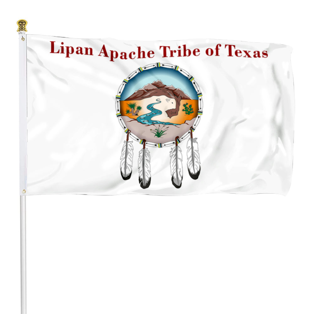 Fyon Lipan Apache Tribe of Texas Flag  Indoor and Outdoor Banner
