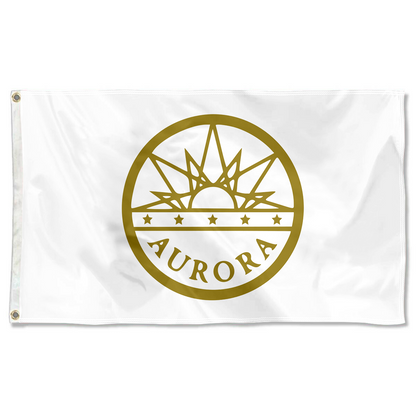 Fyon Logo of Aurora, Colorado flag  Banner