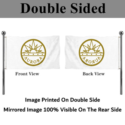 Fyon Logo of Aurora, Colorado flag  Banner