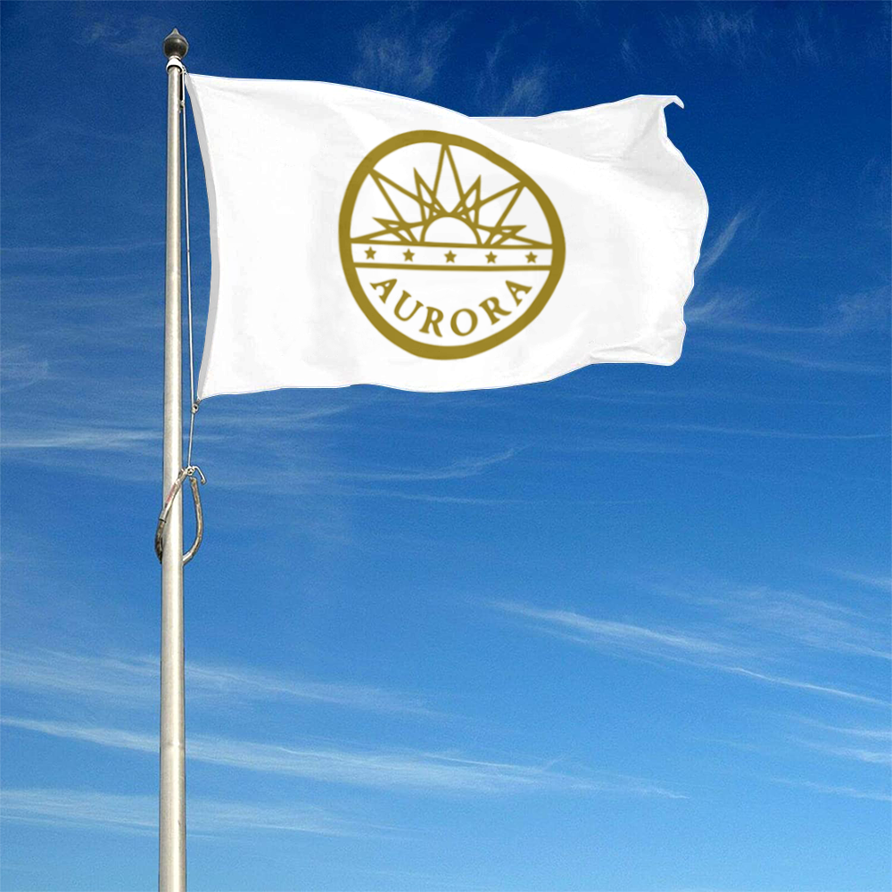 Fyon Logo of Aurora, Colorado flag  Banner