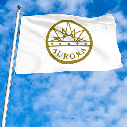 Fyon Logo of Aurora, Colorado flag  Banner