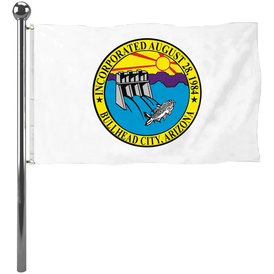 Fyon Logo of Bullhead City, Arizona Flag Banner