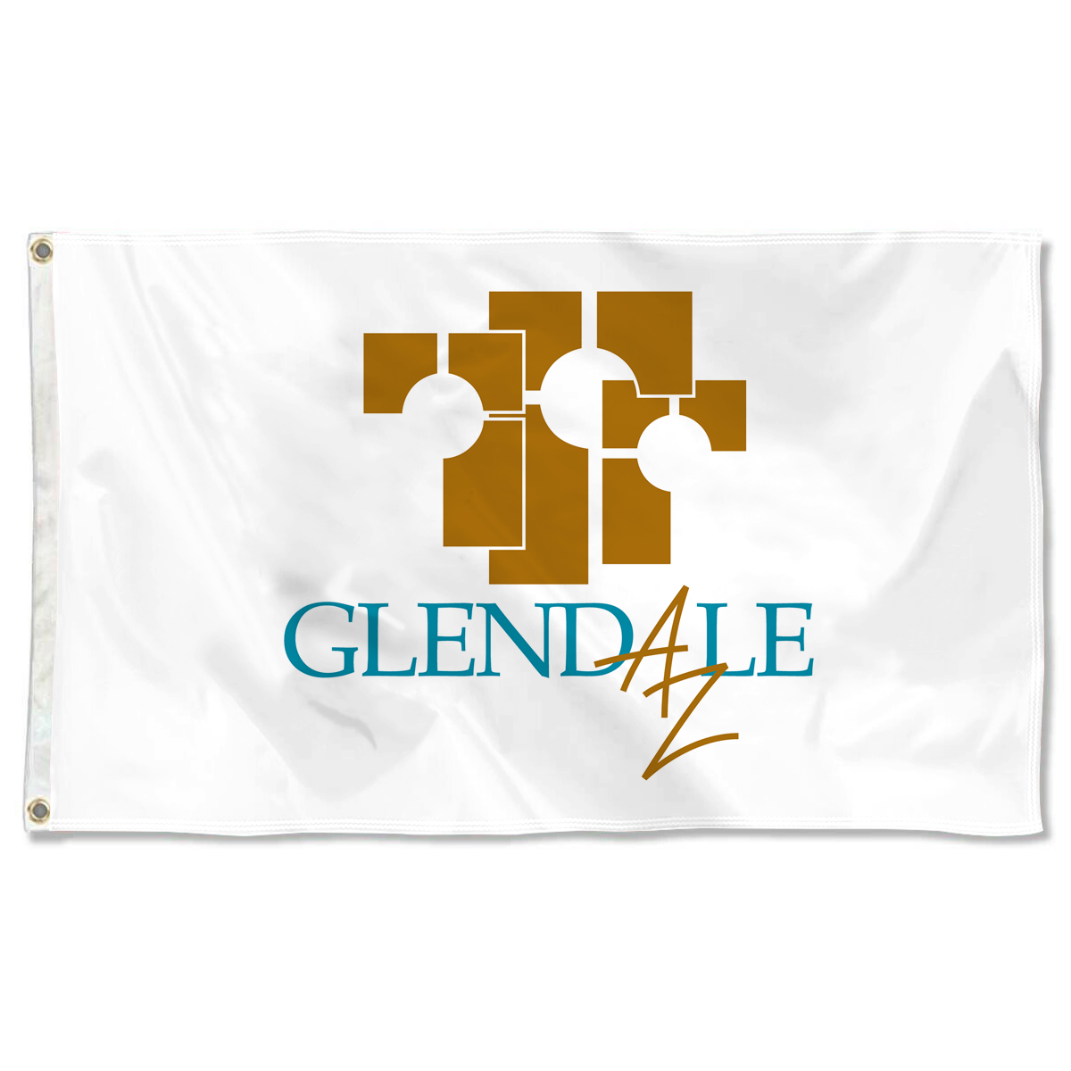 Fyon Logo of Glendale Flag Banner