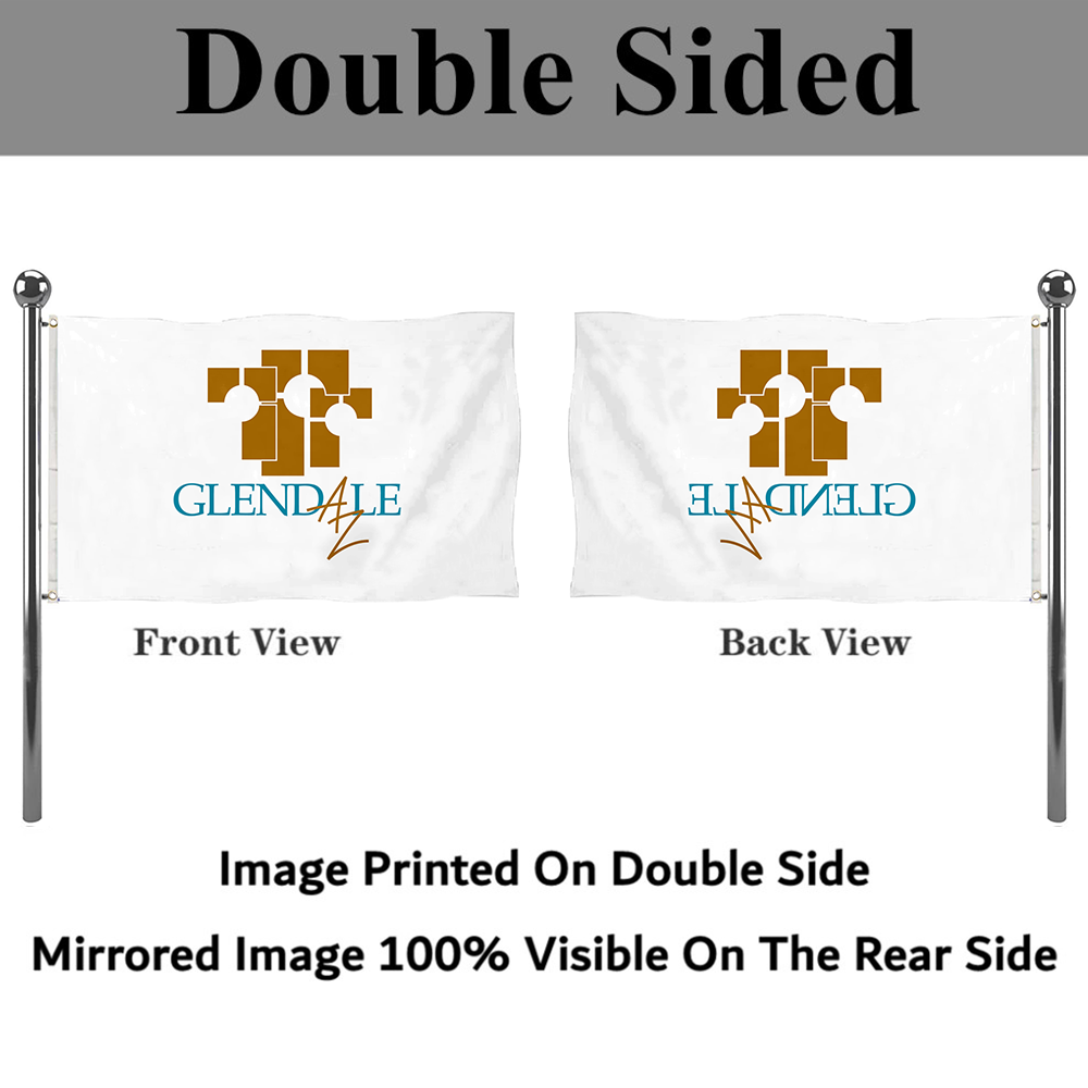 Fyon Logo of Glendale Flag Banner