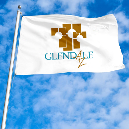 Fyon Logo of Glendale Flag Banner