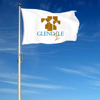 Fyon Logo of Glendale Flag Banner