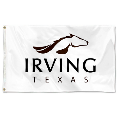 Fyon Logo of Irving, Texas flag banner