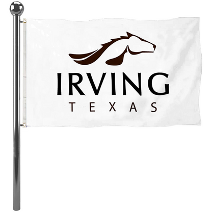 Fyon Logo of Irving, Texas flag banner