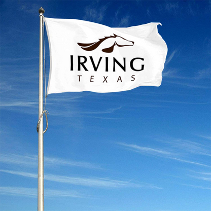 Fyon Logo of Irving, Texas flag banner