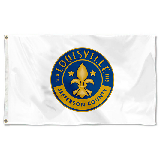 Fyon Logo of Louisville, Kentucky flag Banner