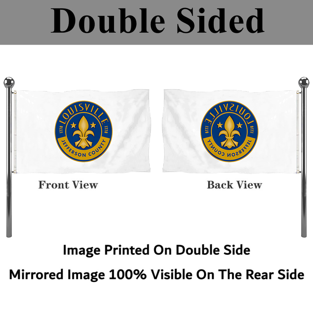 Fyon Logo of Louisville, Kentucky flag Banner