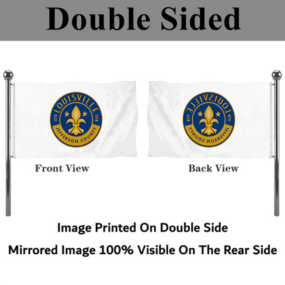 Fyon Logo of Louisville, Kentucky flag Banner