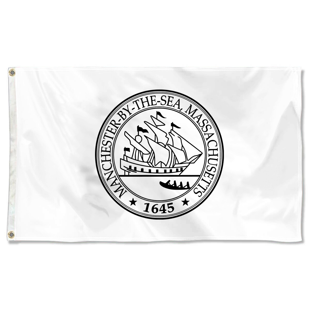 Fyon Logo of Manchester, Massachusetts flag Banner