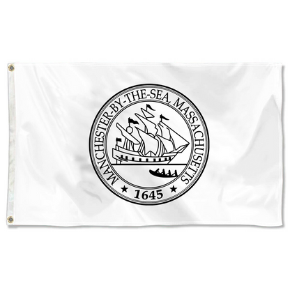 Fyon Logo of Manchester, Massachusetts flag Banner