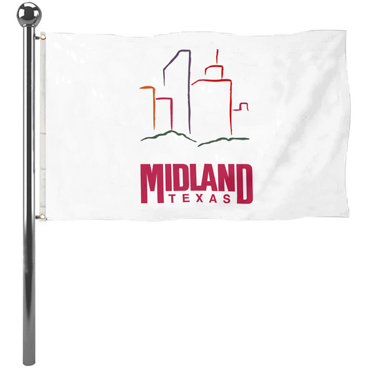 Fyon Logo of Midland, Texas flag  Banner