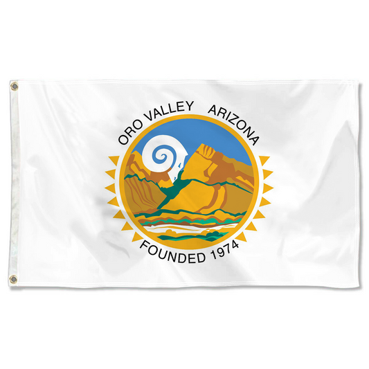 Fyon Logo of Oro Valley Flag Banner