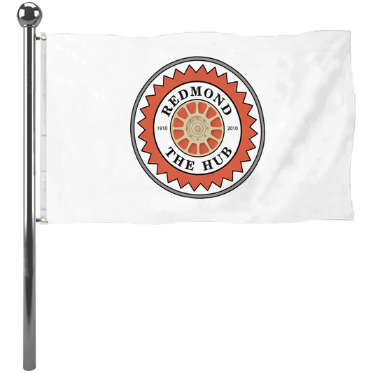 Fyon Logo of Redmond, Oregon flag Banner