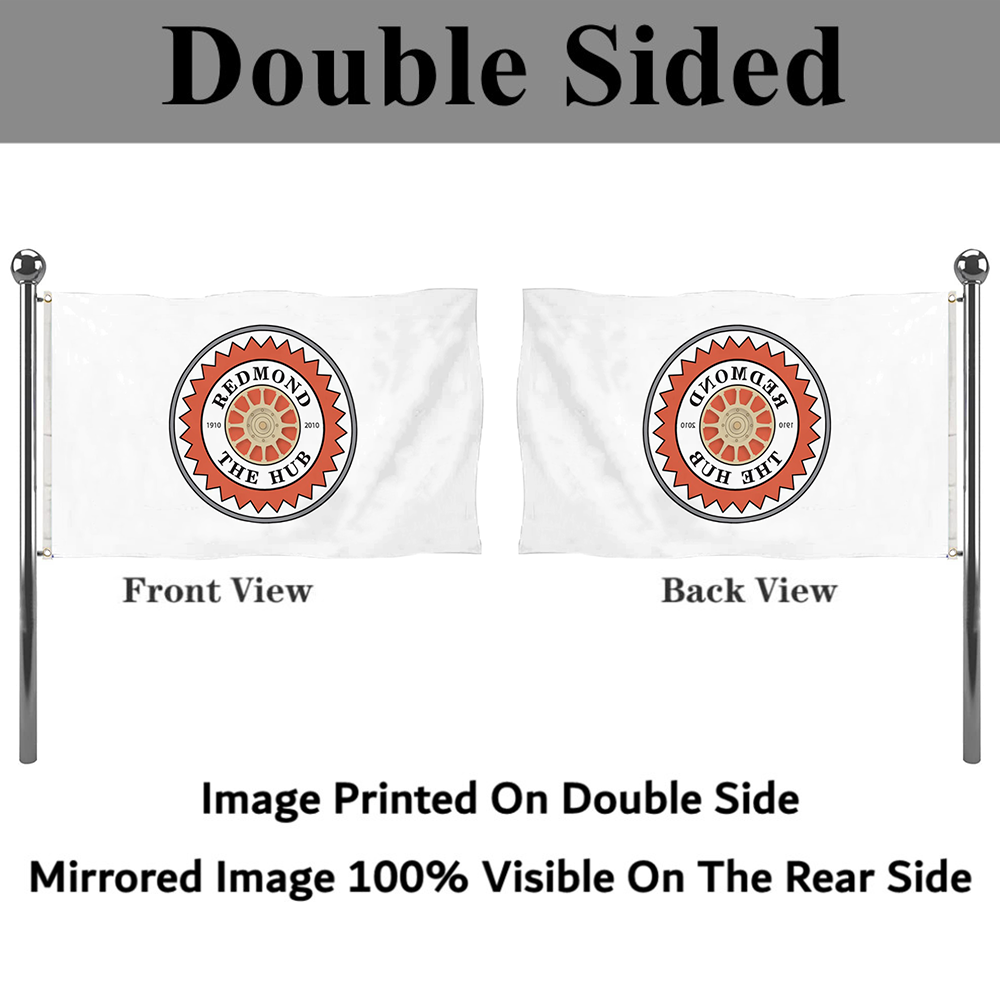 Fyon Logo of Redmond, Oregon flag Banner