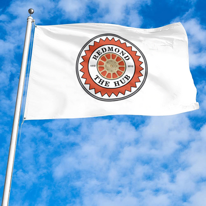 Fyon Logo of Redmond, Oregon flag Banner