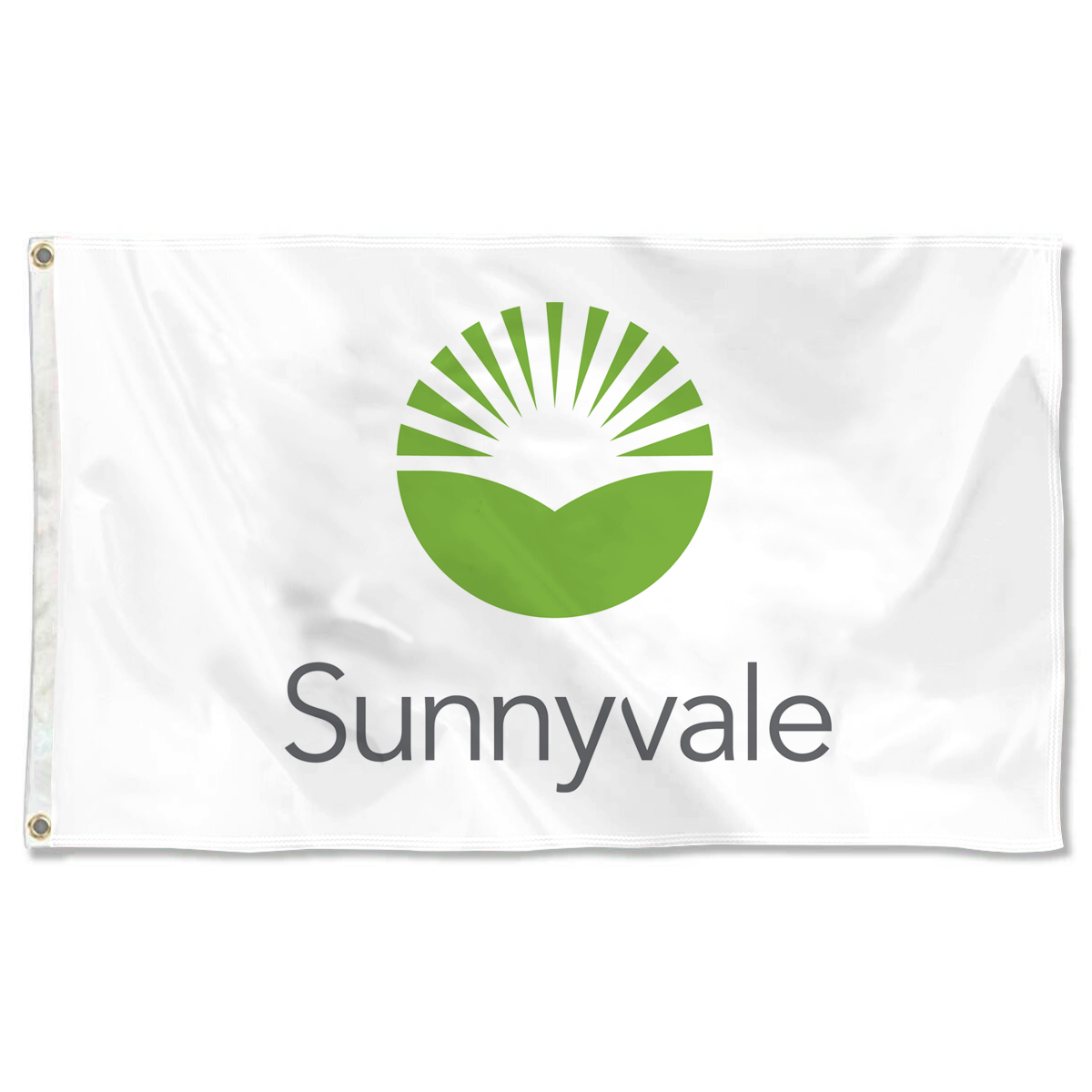 Fyon Logo of Sunnyvale, California Flag Banner