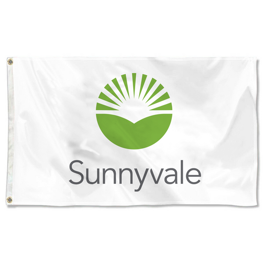Fyon Logo of Sunnyvale, California Flag Banner